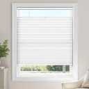 LazBlinds TDBU Cellular Shades, Light Filtering-White, 29" W x 64" H