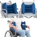 Lateral-Support Back Cushion for Wheelchair: Improve Posture Pressure, X-Large