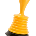 Reduce Touch Cold1 Flex Straws 2Pcs with PlumbCraft 11-in. Mini Drain Plunger, Drain and Sink Plunger for Kitchen and Bathroom Drains, Drain Clog Remover with Handle, Bellows Plunger to Unclog Sink Drain, DIY Bathroom Sink Accessory