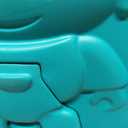 Lightweight Shockproof Kids Tablet Case with Handle, Bracket and Shoulder Strap, Incompatible with Nokia TCL -Cyan