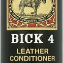 Bickmore Bick 4 Leather Conditioner 8 oz - Best Since 1882 - Cleaner & Conditioner - Restore Polish & Protect All Smooth Finished Leathers