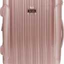 kensie 20" "Alma" Carry-On TSA-Lock Spinner Luggage, Rose Gold
