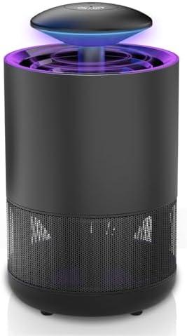 CXRUY Indoor Insect Trap - Fly Traps Catcher for Mosquito, Fruit Flies, Gnat, Moth, Fly Killer Bug Trap with UV Light Black