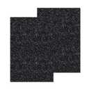 2 Pack 8'' x 12'' Glitter Black Acrylic Sheet, 3mm Thick Acrylic Plexiglass Boards for Laser Cutting and DIY Craft Projects