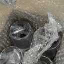 4 Pack 2.25 x 6 Inches Stainless Steel Heavy Duty Flex Pipe, Double Braid Tube, Overall Length 10 Inches