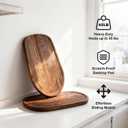 ENVTEK Appliance Slider, Pine Wood Mixer Sliding Tray Mat for KitchenAid 4.5 & 5 Qt Artisan Stand Mixers, Anti-Slip Countertop Protector Kitchen Accessories