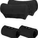 SPRING SEAON Underarm Crutch Pads, Velvet Padded Crutches Covers Non Slip Padding Cushion Crutch Accessories black