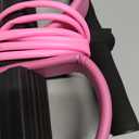 Multifunction Tension Rope, 6-Tube Elastic Yoga Pedal Puller Resistance Band, Natural Latex Tension Rope Fitness Equipment, for Abdomen/Waist/Arm/Leg Stretching Slimming Training (Pink)