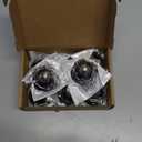 PlusRoc 8 Pack Self Adhesive Caster Wheels 1 Inch for Appliance Sliders Rollers, Load Capacity 28LBS Per Wheel, Low Profile Swivel Wheels for Furniture Storage Bins, Black