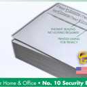 Mead #10 Security Business Envelopes Letter Size 4-1/8" x 9-1/2" Peel and Seal, Privacy Lined, No-Window, Press-It Seal-It Self-Adhesive for Home & Office Mailing, 500 Count (740010)