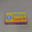 Balloon Pump Hand Held, Inflator Air Pump for Balloons - 2Way Dual Action, 2Pack: Friends can Help - Easy to Use, 100% Lifetime Satisfaction - Sturdy Ballon Inflator Pump