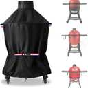 Grill Cover for Kamado Joe and Big Green Egg Cover, Large Big Green Egg Grill Accessories, Waterproof Grill Covers, 37" Dia x 50" H
