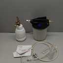 3L Vacuum Brake Bleeder Kit, One Person Pneumatic Brake Fluid Bleeder, Flush Kit with 2L Pneumatic Fluid Extractor and 1L Refilling Bottle, with Pressure Clutch Bleeder Kit 16 Adapters