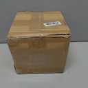 Happyhiram Cupcake Boxes 100 Pcs Bulk Brown Kraft IndividualBox, Single Containers Paper Holders with Inserts and Window for Muffins Cocoa Bombs Packaging Togo Boxes for Birthdays Showers Party Favor