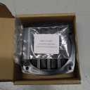 Nylon Louvered Thru Vent,Plastic Black Flush Marine Boat Vent,Free Stainless Steel Screws(2 Pcs)