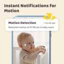 NETVUE Peekababy Smart WiFi Baby Monitor, 1080P FHD Camera and 5" HD IPS Display, Smart App, Two-Way Talk, Sound/Motion Detection and Notifications