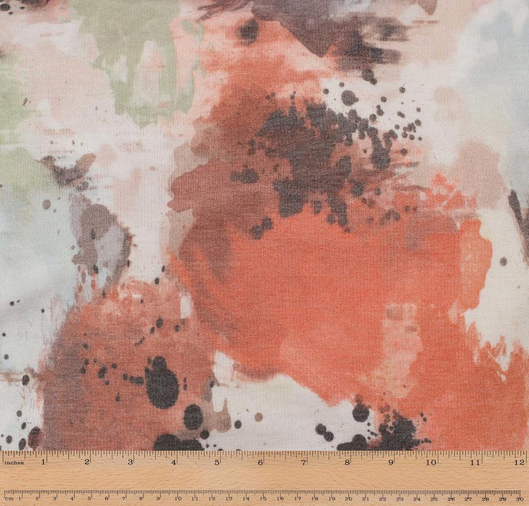 Tlio Lili Fleece PRT, Burnt Orange/Sage