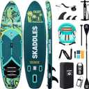 10’6’’ Inflatable Stand Up Paddle Board (SUP) for Adults and Youth with Non-Slip Deck – Complete Accessories Kit, for Fishing, Yoga, Fitness & Family Fun