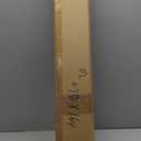 Sunbox Cordless Bamboo Roman Shade Blind, Woven Wood Roman Shades, Light Filtering Natural Bamboo Shades for Windows, French Doors, 29" W x 64" H, Pearly White