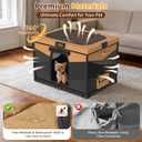 LOOBANI Foldable Dog Playpen for Small Dogs- Indoor/Outdoor Puppy Playpen with Removable Washable Fabric Enclosure, Sturdy Steel Frame & 690D Oxford Cloth,Portable Crate for Puppies & Cats,32"x24"x22"