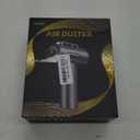 Compressed Air Duster, New Ultra-Powerful Electric Air Duster with LED Light, 3-Speed Adjustable, Rechargeable Cordless Mini Blower for Computer, Keyboard, Car, PS5, Outdoor & Home Cleaning