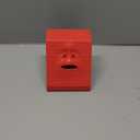 Youngine Novelty Face Bank Coin Eating Savings Bank Money Saving Collection Piggy Bank (Red Brick)