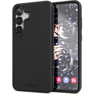 Crave Dual Guard Compatible with Samsung Galaxy S25 Plus Case, Shockproof Protection Dual Layer Case for Samsung Galaxy S25 Plus - Black