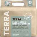 erra Size 6 Diapers: 85% Plant-Based Diapers, Ultra-Soft & Chemical-Free for Sensitive Skin, Superior Absorbency for Day or Nighttime Diapers, Designed for Toddlers 35+ Pounds, 14 Count