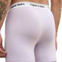 Organic Basics Men's Easy 6" Cotton Boxer Brief Underwear (Pink, XL)