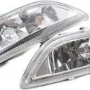 Car Front Bumper Fog light for Corolla 2001 2002 8122002030 8121002040,Fog Covers Daytime Running Lights Car Front Bumper Fog Lamp, B/right