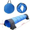 10 ft Dog Agility Tunnel with Sandbags for Training
