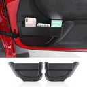 JeCar Front Door Storage Boxes Door Net Replacement Interior Accessories for Jeep Wrangler JK JKU 2011-2018