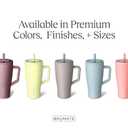 BrMate Era 30 oz Tumbler with Handle and Straw | 100% Leakproof Insulated Water Bottle Tumbler with Lid and Flexible SoftSip Straw | Made of Stainless Steel | Cup Holder Friendly | 30oz (Sage)