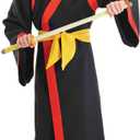 Fun Shack Boys Samurai Costume - Kids Japanese Warrior Halloween Costume (Large)