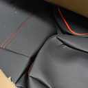 DiffCar® for Toyota Tacoma Seat Covers 2024 2025 2026(Gas Only), Full Set Faux Nappa Leather Truck Accessories for Tacoma Double Cab 4th Gen, Car Pickup Seat Protector Custom Fit Front Rear, Black/Red