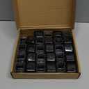 28 Pcs Chair Leg Sliders for Carpet, Square Chair Leg Floor Protectors Glides, Silicone Furniture Leg Protectors Caps, Carpet Protectors Table Feet Teflon Covers Pads (Fit:1-1/8" ~ 1-1/2")