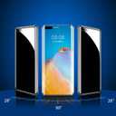 LOOKSEVEN 2 Pack Privacy Hydrogel Film For iPhone 14 Pro Max Soft TPU Screen Protector, High Sensitivity Protective Film (Not Tempered Film)