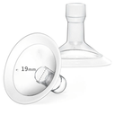 19mm Oval Pump Flanges Compatible with Medela Breast Pump, Replacement Parts Compatible with Pump in Style, Symphony, Swing Maxi Harmony and Personalfit Flex