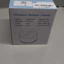 Dental Ultrasonic Retainer Cleaner Machine: 45kHz Dental Cleaning Pod with Digital Timer & 200ML, Deep Cleaning for Dentures, Mouth Guards, Aligners, Night Guards, Braces, Toothbrush Heads & Jewelry (White)