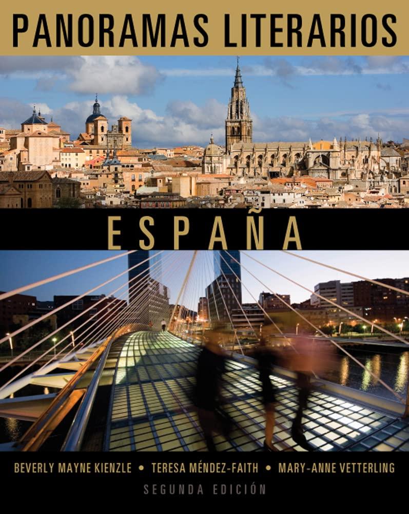 Panoramas literarios: Espana (World Languages)
