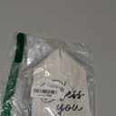 Bless You Tissue Box Cover Square, Decorative Tissue Box Holder for Bedroom Bathroom Kitchen Office Vanity Countertop, Leather Facial Paper Organizer Dispenser -06