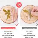 HTVRONT Transfer Tape for Vinyl - 12" X 120 ft w/Red Alignment Grid Transfer Paper for Adhesive Vinyl, Silhouette Cameo Vinyl Transfer Tape for Vinyl for Decals,Signs, Windows, Stickers