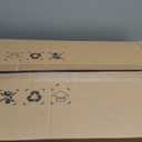 Black 72 Inch Ceiling Fans with Lights and Remote Reversible Quiet DC Motor 6 Speed LED Big Large Modern Chandelier Ceiling Fans for Living Room Bedroom