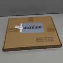 Bell Lamp Shade, Rectangular Cut Corner Lampshades 8" Top x 14" Bottom x 10.5" High Lamp Shades for Table Floor Lamps, White Linen Replacement Shade Spider Fitter, Easy Assembly Required