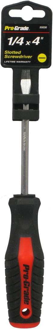 1/4" X 4" SLOTTED SCREWDRIVER 1/4" X 4" SLOTTED SCREWDRIVER