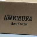 AWEMUFA Boat Fenders Easy to Install Bumper for Docking Ideal Fender for Pontoon, Bass, Jet Ski and Fishing Boats 2Pcs