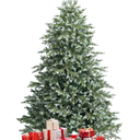 7ft Artificial Christmas Tree Spruce Hinged w/1260 Mixed PE & PVC Tips