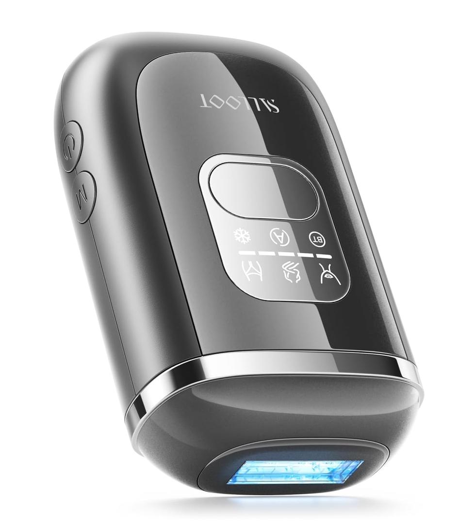 IPL Laser Hair Removal for Women, Dual Pulses 78W Powerful 22J, 39F Sapphire Ice-Cooling, Painless, Permanent Epilator Mini Hair Removal Device at Home for Bikini, Face, Legs, Armpits, Travel, Corded