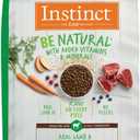 Instinct Be Natural, Natural Dry Dog Food, Raw Coated Kibble - Real Lamb & Oatmeal, 24 lb. Bag (24 Pound (Pack of 1))