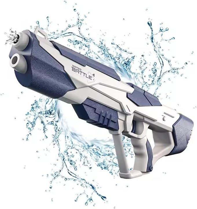 Water Blaster Gun for Outdoor Fun, Standard Pistol Grip Design, Blue and Pink (Blue), Large, CY005/CY006